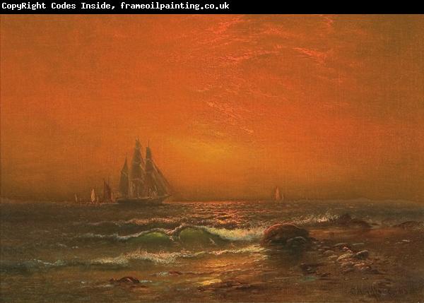 unknow artist Coastal Sunset